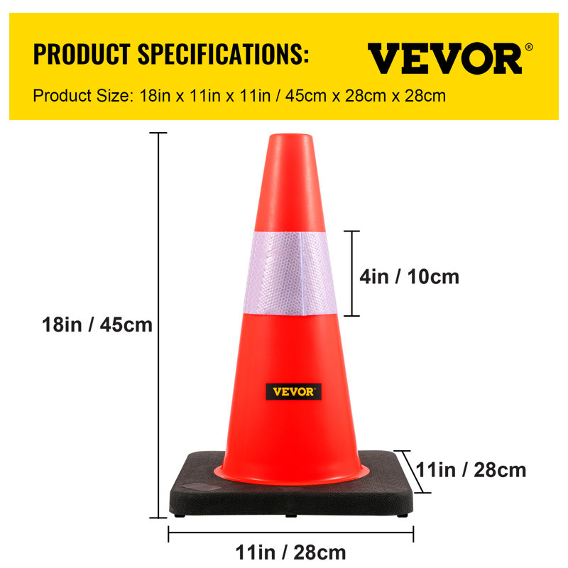 VEVOR 18'' H Post