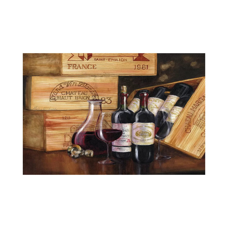 Gran Vin IV by Malenda Trick - Wrapped Canvas Gallery-Wrapped Canvas Giclée, 30.48 cm H x 45.72 cm W