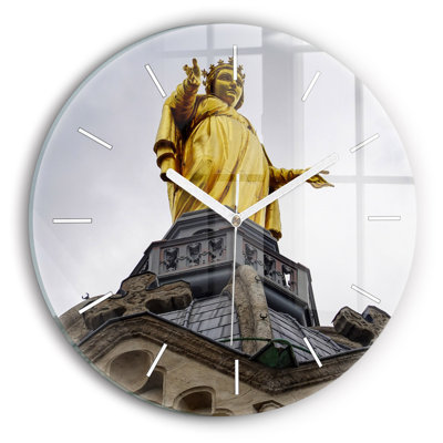 Glass Wall Clock