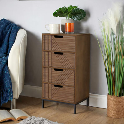 Reymi 35cm W 4 - Drawer Chest of Drawers