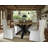 Teak Round Solid Wood Top Dining Table-1422185798