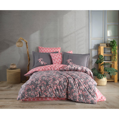Ain 100% Cotton 3 Piece Duvet Cover Set