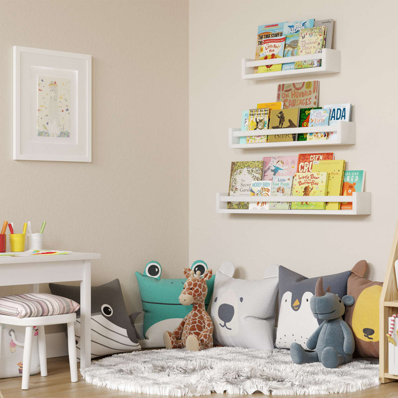 Cressex 3 Piece Paulownia Floating Shelf