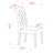 Anglers 18'' H Fabric Upholstered Parsons Chair-1760194510-1760194497