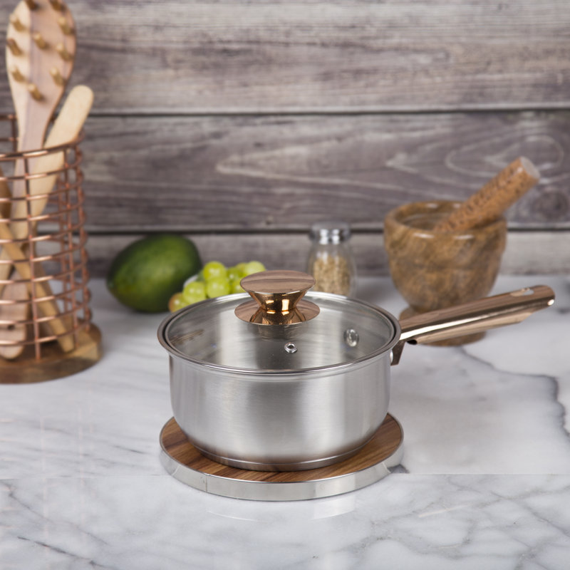 Wood Round 1 Piece Trivet