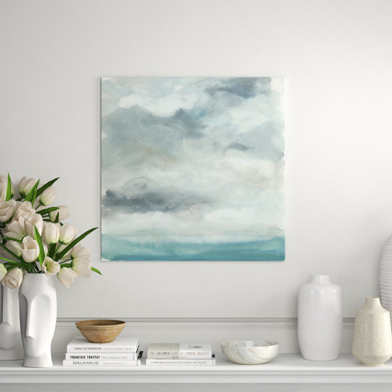 «Clouds in the Sky» par Sofia Fox - impression, Couche de verre, H 30 po x l 30 po