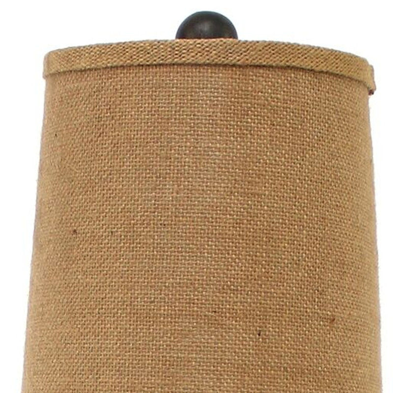 Lampe de table minimaliste 8 po x 7 po x 29 po bronze