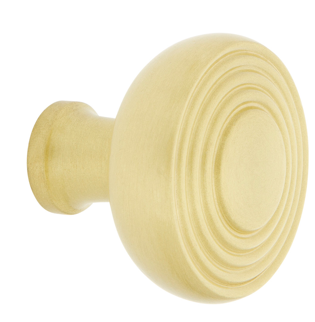 Nostalgic Warehouse Deco Brass 1 3/8" Cabinet Knob Nostalgic Warehouse 