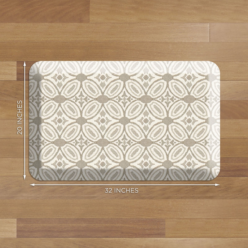 Tapis de cuisine Designer Comfort Anti-Fatigue, 20 po x 32 po, Sable pâle