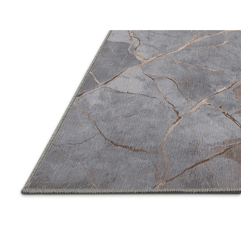Tapis rose lavable à la machine, Carré 4 pi