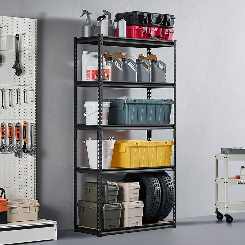 Tablettes de rangement à 5 niveaux, H 71,4 po x l 36 po x P 16 po