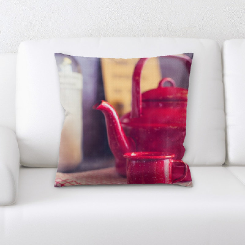 Microsuede Throw Pillow
