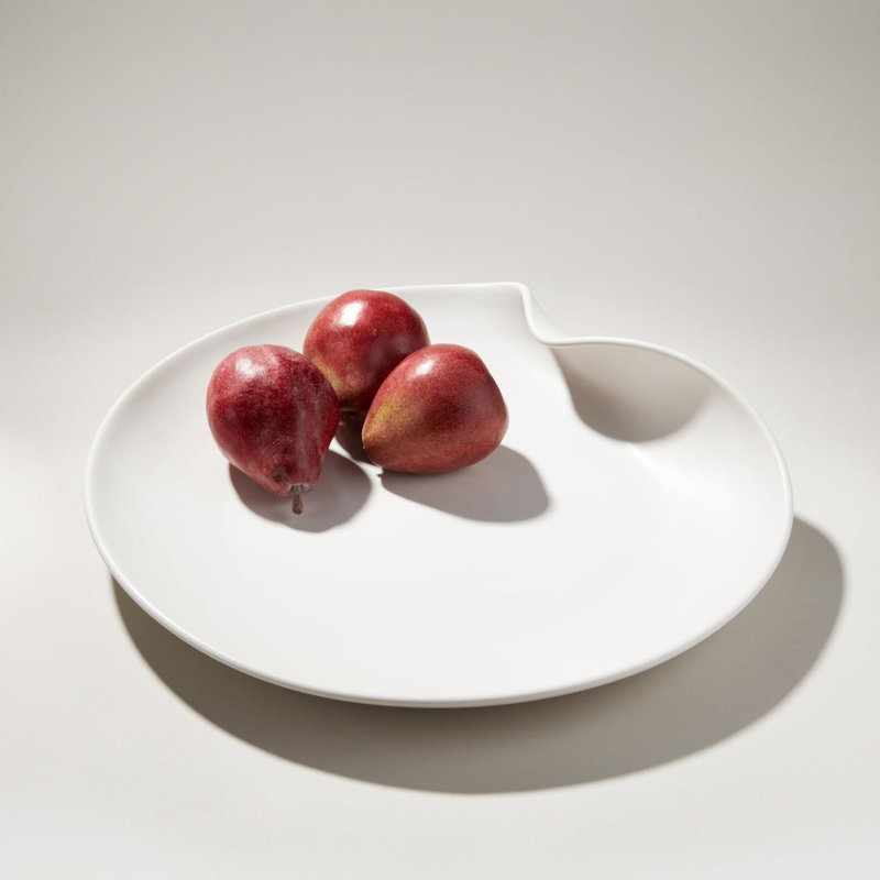 Barre Organic Platter, Alabaster