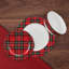 Service de table 12 pièces Mikasa Tartan Scallop, service pour 4