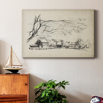 " Sketched Barn View I "