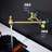 Pot Filler Faucet Wall Mount - Gold Brass, Arm For Simple And Hassle- Filling, Double Handles To Regulate Water Flow Smoothly, Corrosion Surface Protection Measure, Silent Non-Turbulent Aerator-1568081904