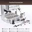 Coffee Machine With Milk Frother ALL-In-One Espresso Machine With Grinder Latte Cappuccino 15 Bar Italian Pump 2.3 L Water Tank Bean To Cup Coffee Machines Stainless Steel
