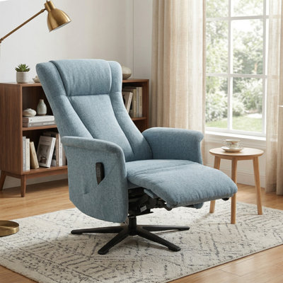 Chaput 69cm Wide Swivel Lounge Chair, Reclining