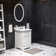 Goyette 24" W Single Bathroom Vanity Set with Mirror