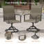 Ensemble de 2 chaises de patio pivotantes-1805282665