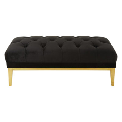 Briarcliff 123cm Wide Tufted Rectangle Solid Colour Cocktail Ottoman