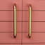 Brass U-Pull Handle With Copper Detail