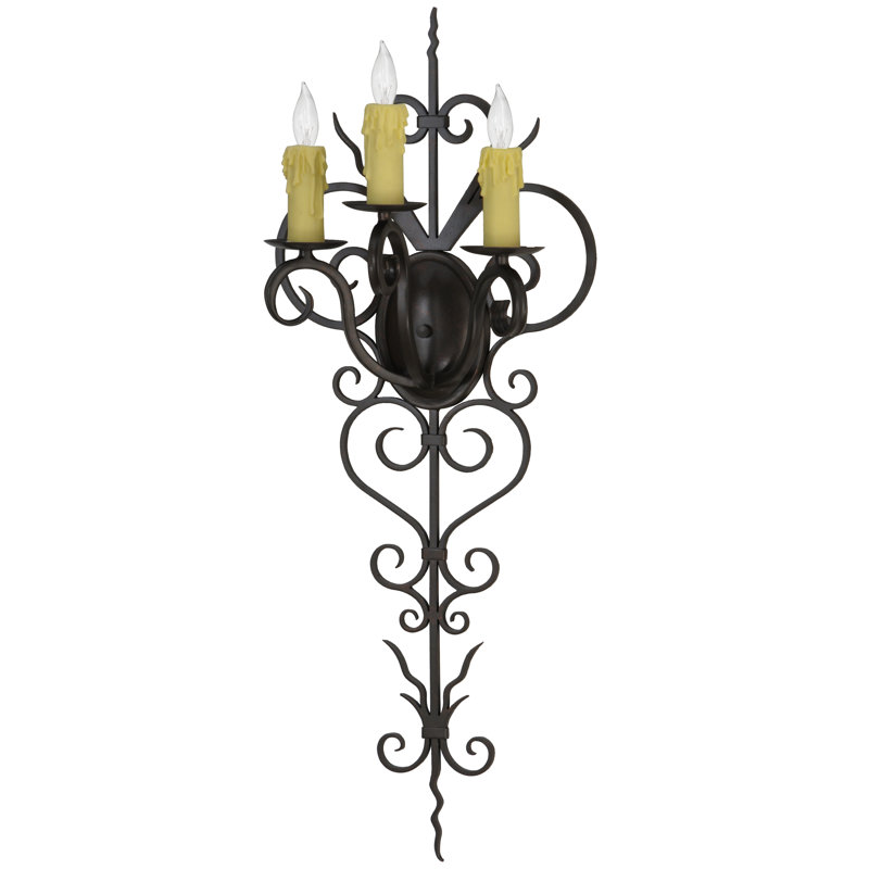 Kenna 3 - Light Candle Wall Light