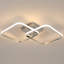  Sleek 2-Light Square Flush Mount-792678021
