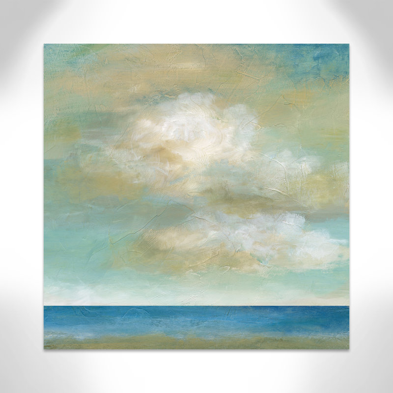 Cloudscape II - Peinture, Toile tendue, H 45 po x l 45 po x P 1,375 po