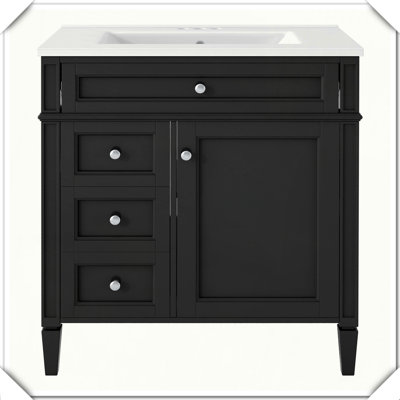 Meuble-lavabo moderne simple avec tiroirs de rangement pour lavabo supérieur
