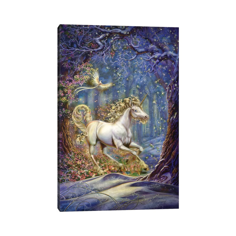 Unicorn by Myles Pinkney - Wrapped Canvas Painting, 66.04 cm H x 45.72 cm W x 1.91 cm D