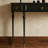Modern Classic Black Solid Wood Console Table