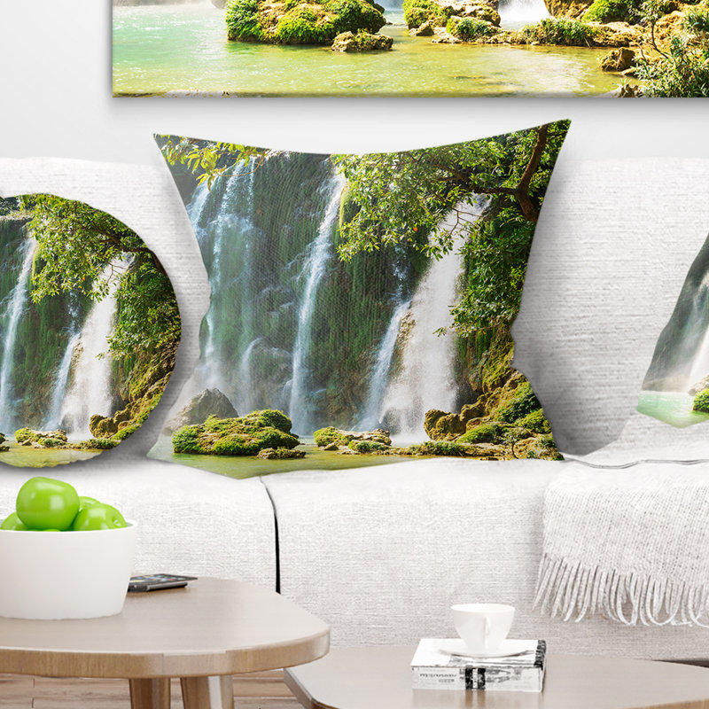 Coussin Detian, 16 po x 16 po, Carré