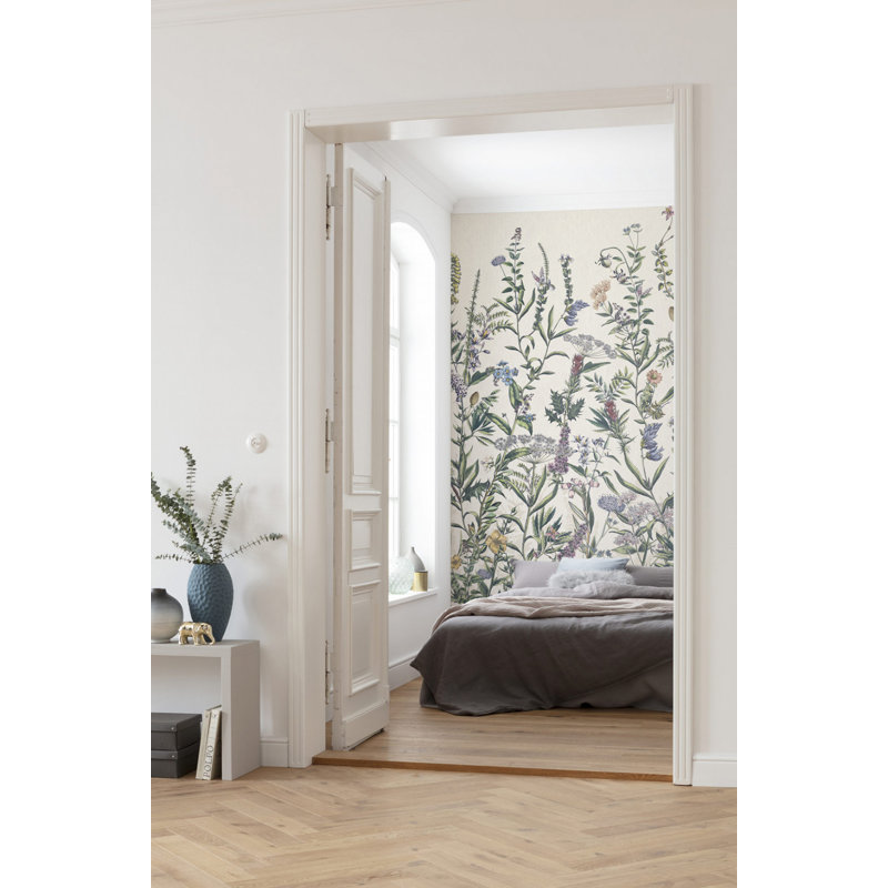 Flowering Herbs Wall Mural