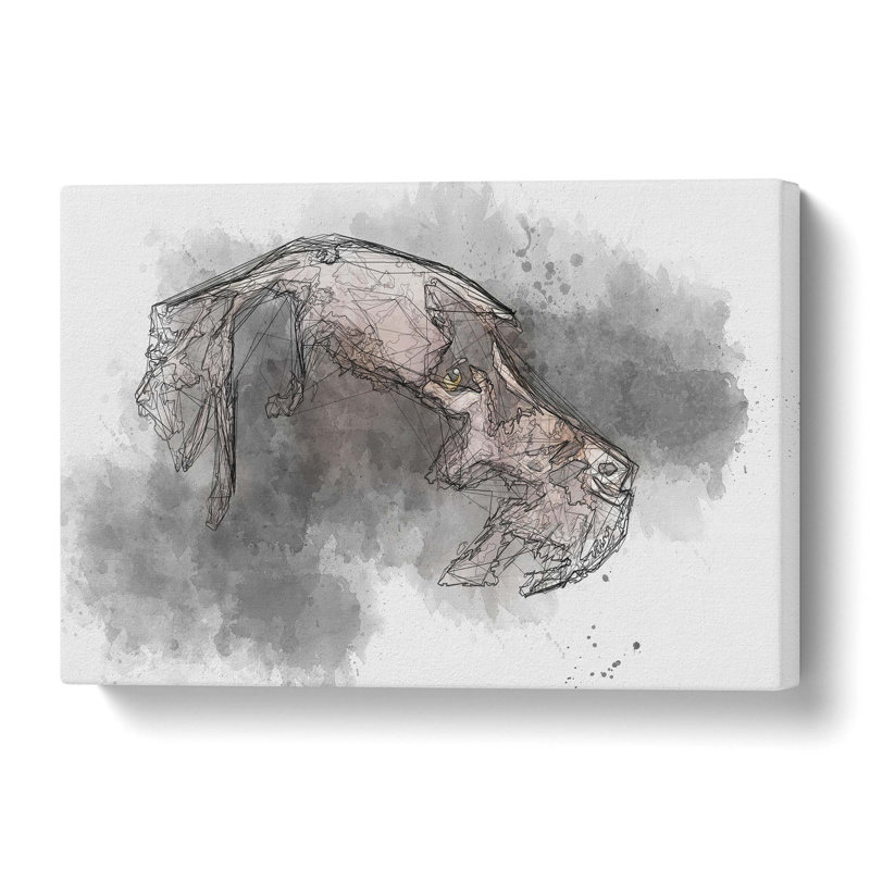 Chocolate Brown Labrador Dog - Wrapped Canvas Painting, 76.2 cm H x 50.8 cm W