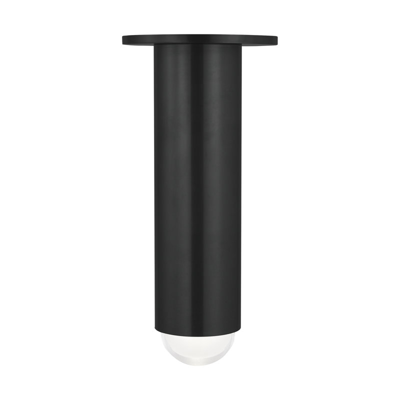 Ebell 1 - Light LED Flush Mount, Dark Bronze