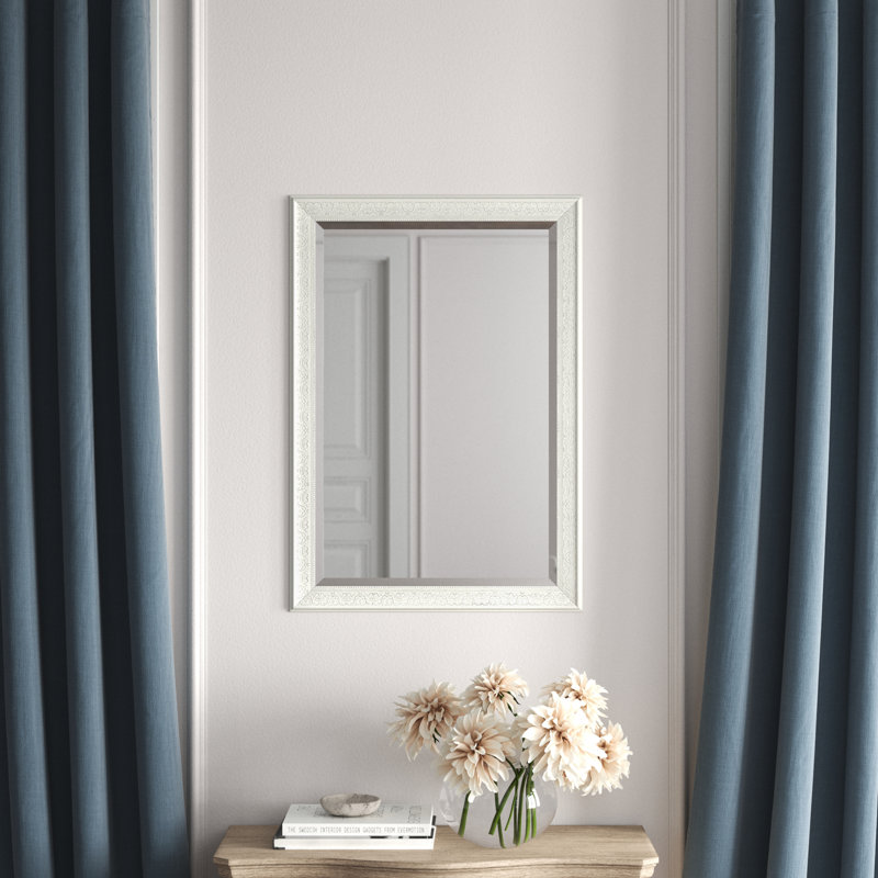 Askar Lousiville Decorative Frame Beveled Accent Mirror, 40.5" H x 28.5" W
