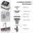 39.4" Outdoor Kitchen Island With Sink-1799635905