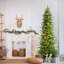 Fraser Hill Farm Carmel Pine Slim Artificial Christmas Tree with Warm White LED Lights-1987959130