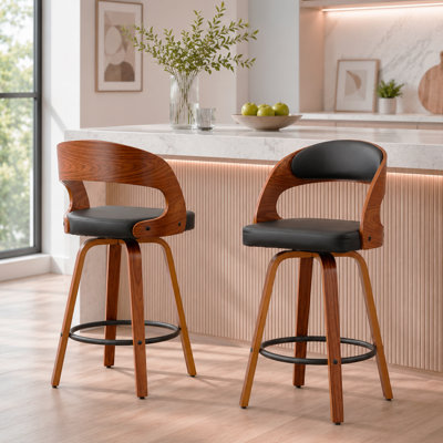 Ensemble de 1 tabourets de bar pivotants