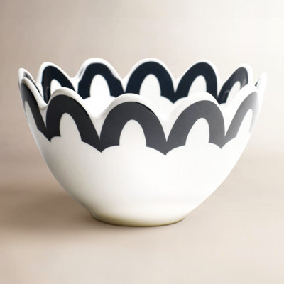 Stoneware Scalloped Dinnerware Set