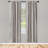 Microfiber Striped Semi-Sheer Rod Pocket Curtain Panels-61298320-61939552