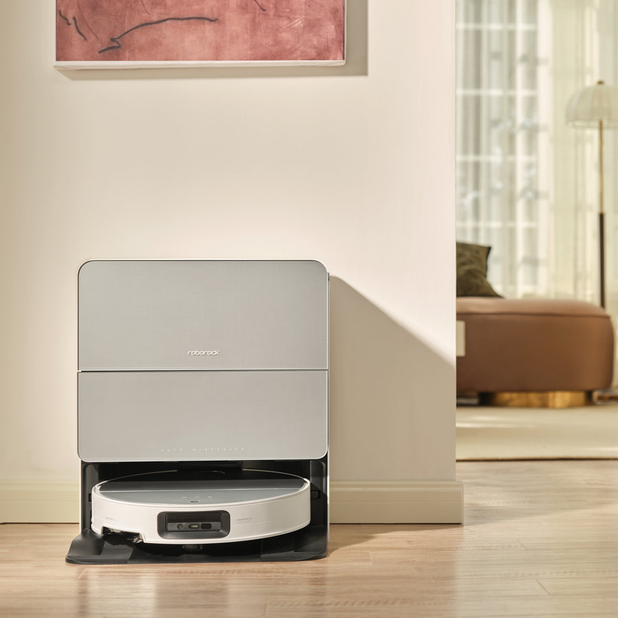 Roborock Saros 10 Robot Vacuum and Mop, 22,000Pa Suction, Intelligent Dirt Detection, Hot Water Mop & Dock Self Cleaning,  AI Obstacle Avoidance, Zero Tangling Design