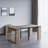Modern Extendable Dining Table Rectangle Sideboard with Storage-1026184653