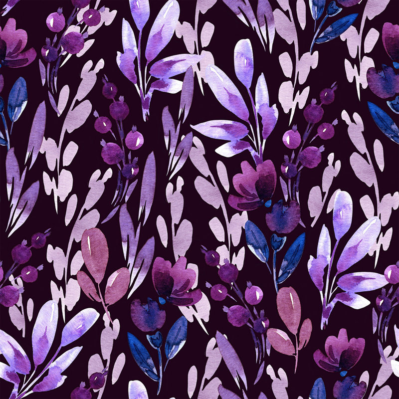 Floral Tile, 2.08' W x 10.42' L