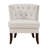 Bousov 26" Modern & Contemporary Accent Chair with Textured Fabric Upholstery, Button-Tufted Back & High-Density Foam Cushions-584060436