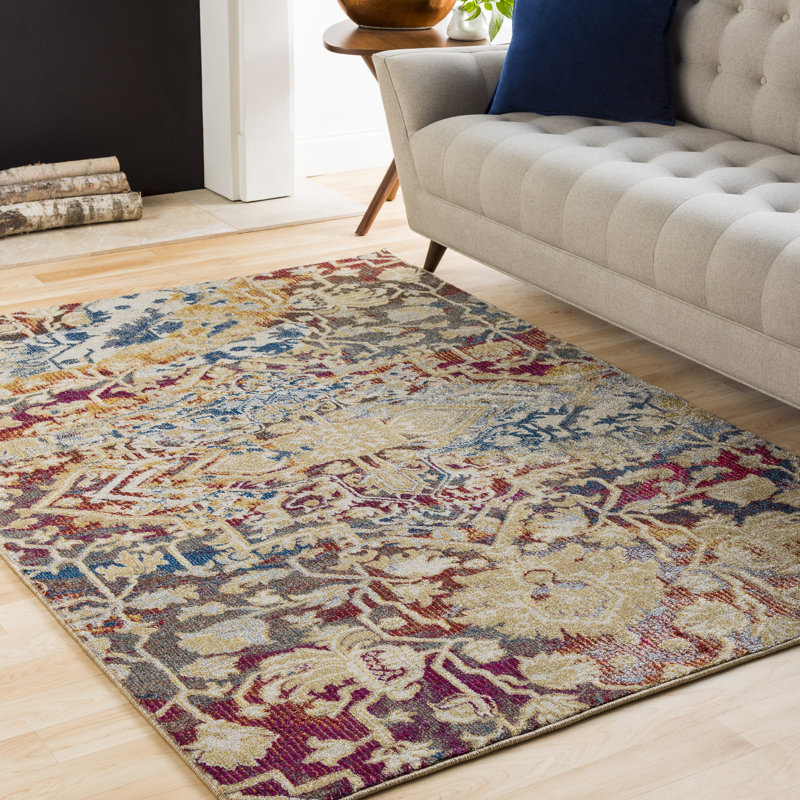 Oriental Indoor Rug, Rectangle 9'3" x 12'3"