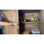Armoire de rangement extérieure améliorée avec armature en métal solide et rangement pour outils de jardin avec tablettes réglables et plancher en bois brun foncé