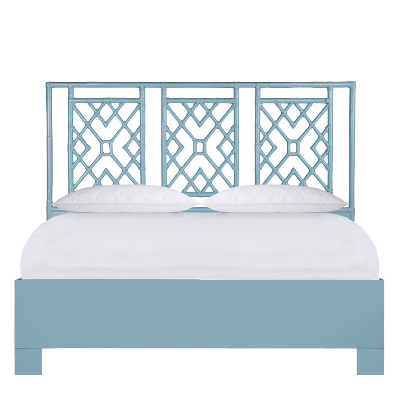 Ananias Standard Bed, King, Pool Blue