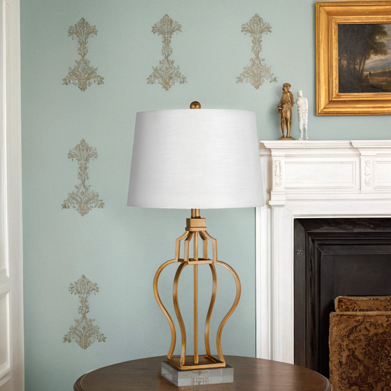 Morayma Metal and Crystal Table Lamp